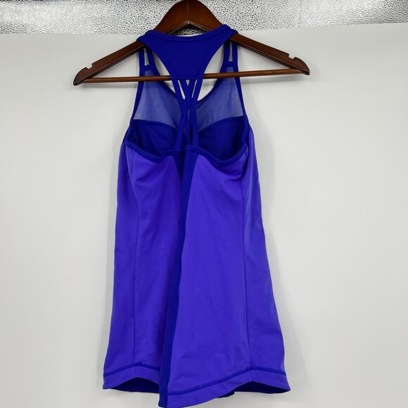 Calia by Carrie Underwood blue Built in Bra Racerback Athletic Tank Top sz small - Picture 7 of 8